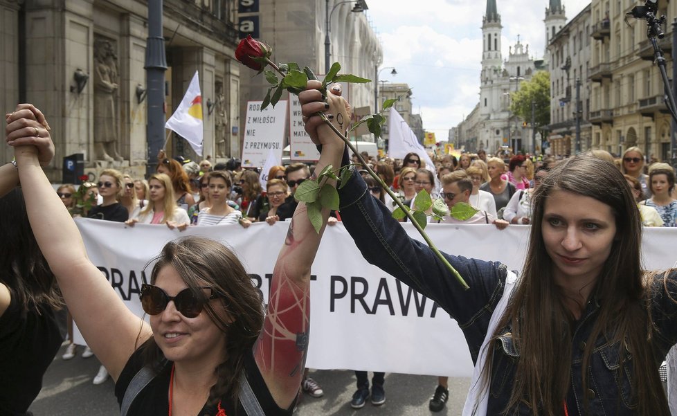 V Polsku se proti zpřísňování potratového zákona demonstruje často. (archivní foto)