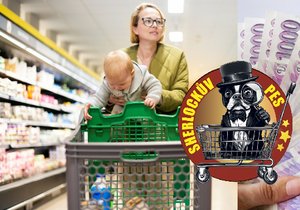 Sherlockův pes hledal příčinu vysokých cen potravin v obchodech.
