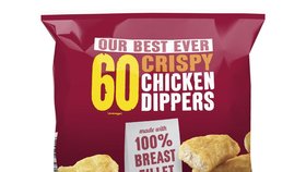 Závadné mražené kuřecí řízky prodávané pod názvem Iceland 60 Crispy Chicken Dippers