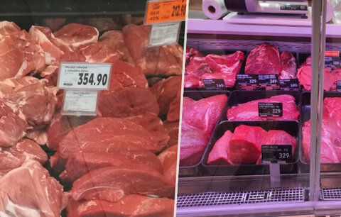 Ceny v supermarketech letí vzhůru: Kilo hovězího za 354 Kč! Bude ještě dráž, varuje analytik