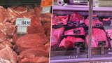 Ceny v supermarketech letí vzhůru: Kilo hovězího za 354 Kč! Bude ještě dráž, varuje analytik