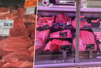 Ceny v supermarketech letí vzhůru: Kilo hovězího za 354 Kč! Bude ještě dráž, varuje analytik