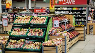 Výdaje domácností za potraviny rostly ve 2. pololetí o 8,5 procenta