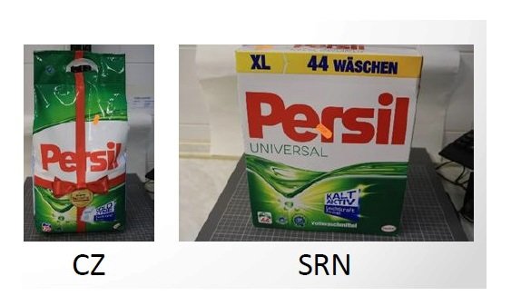 Srovnání potravin v Česku a Německu: Persil