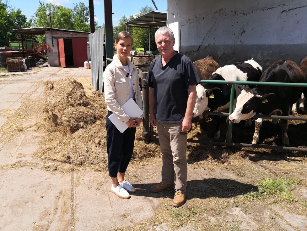 Sedlák a člen předsednictva Asociace soukromých zemědělců Josef Stehlík v pořadu Epicentrum 2.6. 2020