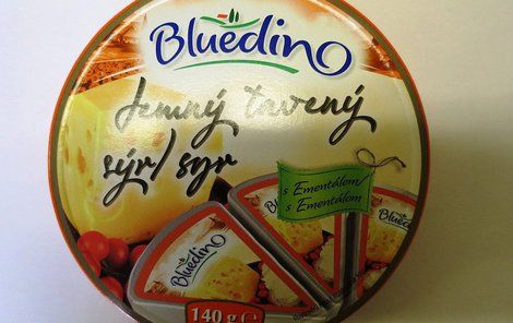 Sýr Bluedino jemný tavený s Ementálem 140 g od firmy SERTOP!