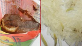 Inspekce našla v obchodech mimo jiné plesnivou roládu a larvy molů v rýži