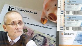 Poukázky místo peněz nefungují. Část potřebných bude zase dostávat peníze