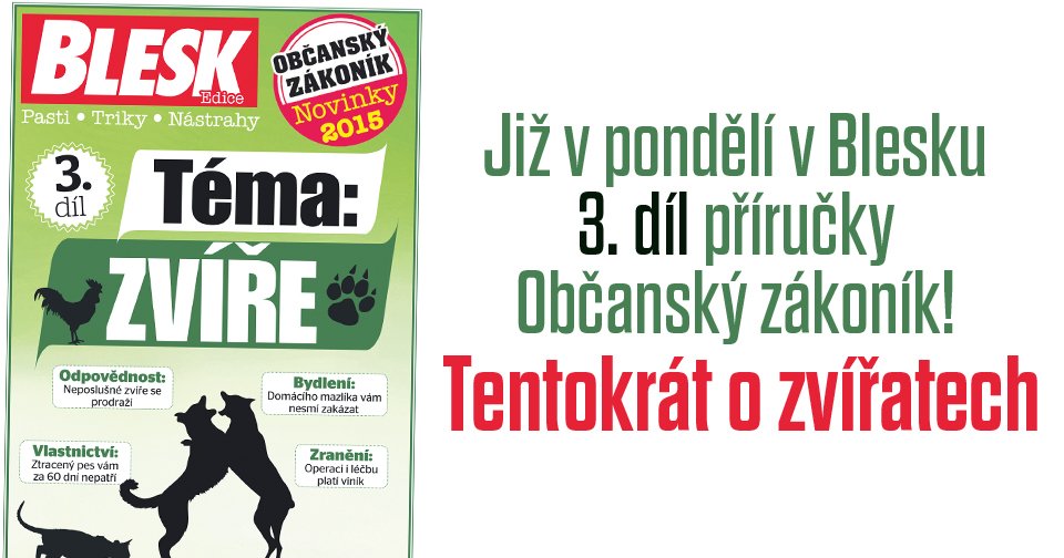 Novinky 2015: Občanský zákoník