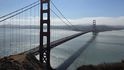 Ikonická vyhlídka na ikonický most Golden Gate. Ikonická vyhlídka na ikonický most Golden Gate.