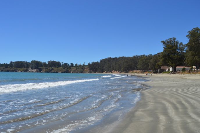Pláže v Big Sur jsou spíše na procházky než ke koupání. Pláže v Big Sur jsou spíše na procházky než ke koupání.