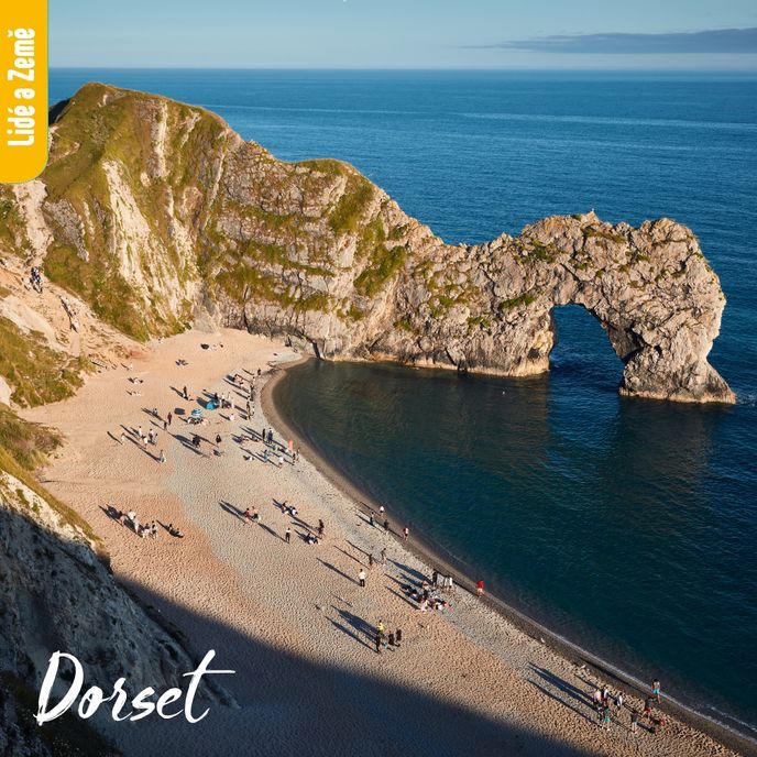 Pobřežní pásmo Dorsetu, zapsané na seznamu světového dědictví UNESCO. Pobřežní pásmo Dorsetu, zapsané na seznamu světového dědictví UNESCO.