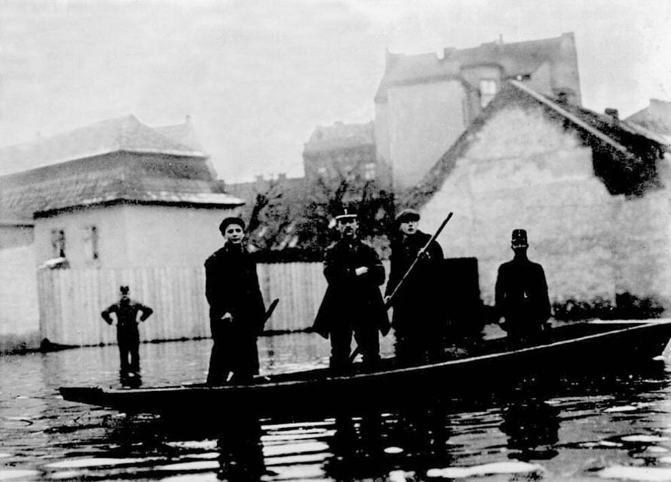 Povodeň v Praze dříve