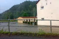Blesková povodeň na Děčínsku: Za 20 minut o 170 cm více vody