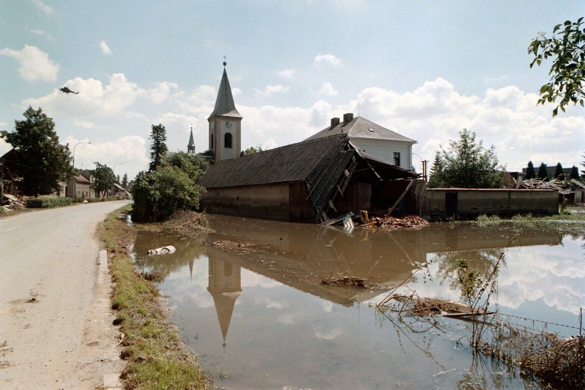 Troubky v době katastrofických záplav…