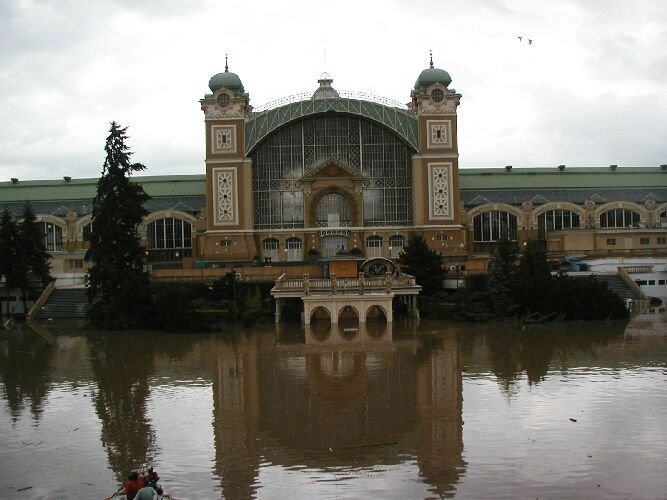 Povodně v Praze v roce 2002.