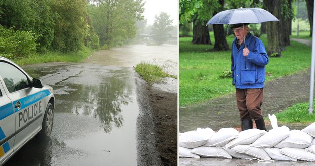 Povodně opět zahrozily: 2. a 3. stupně povodňové aktivity vyhlásily třeba naJesenicku.