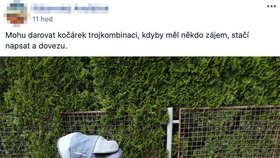 Lidé nabízejí na facebooku pomoc pro zasažené povodněmi na Olomoucku.