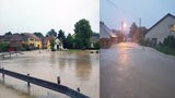 Bouřky rozvodnily řeky: 3. povodňový stupeň na Berounsku. Varování před deštěm trvá