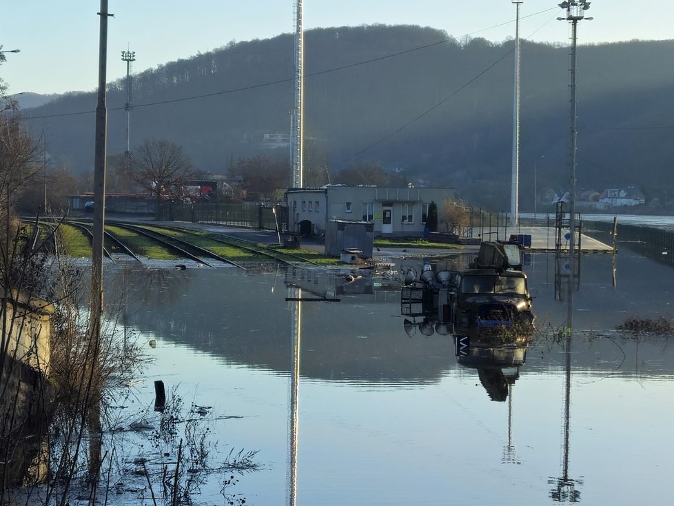 Povodně Ústí nad Labem (27. 12. 2023)