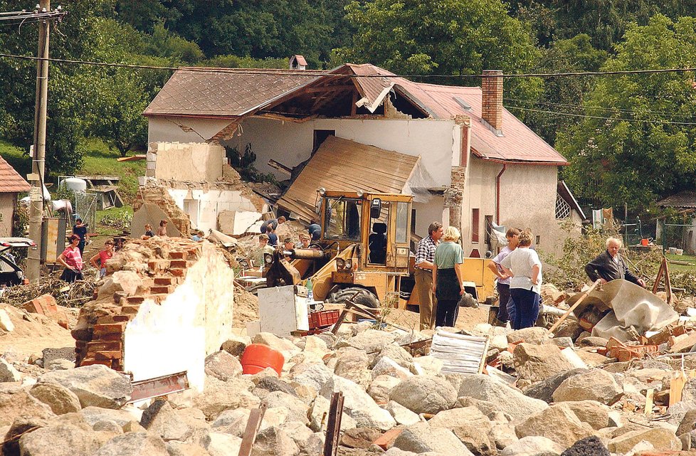 2002 - Třetina ČR pod vodou. V Metlech a jinde zemřelo 17 lidí.