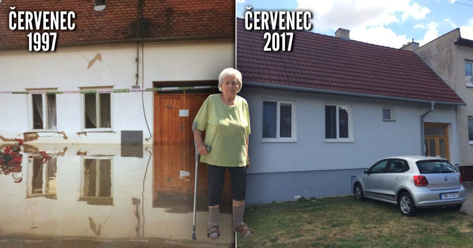 Květoslava Finferová přišla před 20 lety o svůj dům, ke bydlela 46 let. S pomocí se jí podařilo postavit nový.