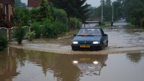 Zaplavená Volyně na jihu Čech