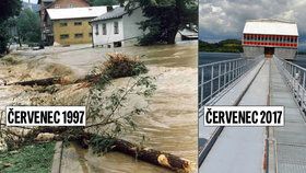 Povodně před 20 lety byly na severu Moravy ničivé. Kdyby ale vodu nezadržovala přehrada Slezská Harta, byla by to apokalypsa.