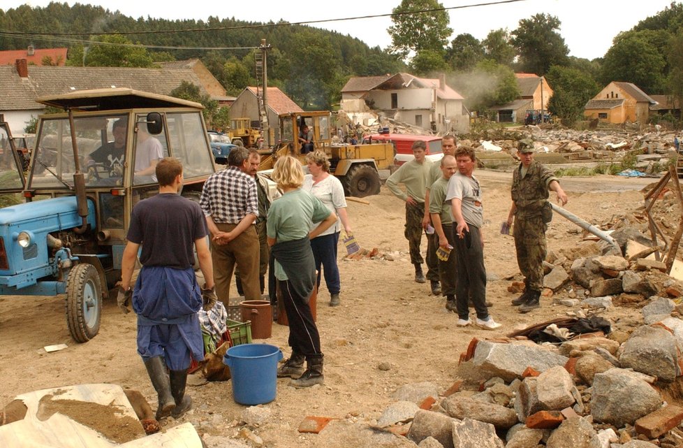 Povodně 2002: Metly