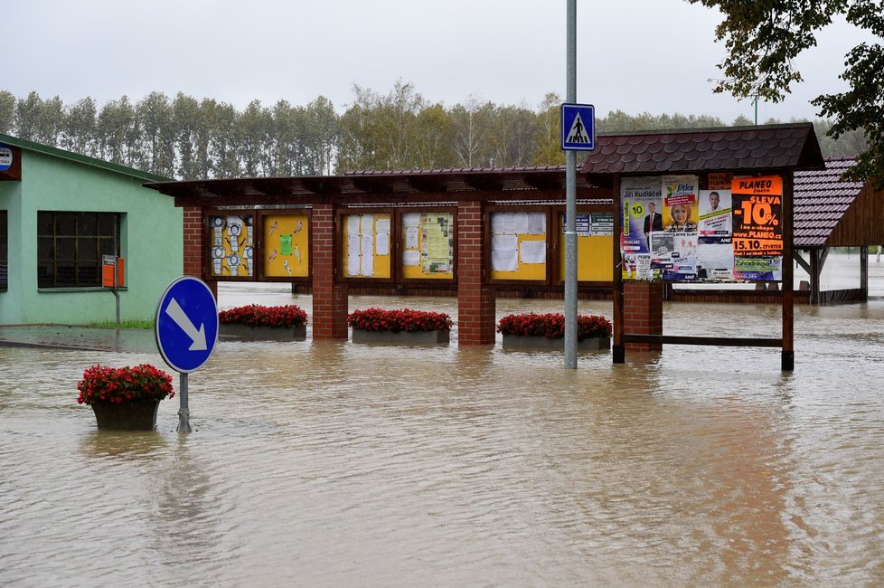 Záplavy v Olomouckém kraji