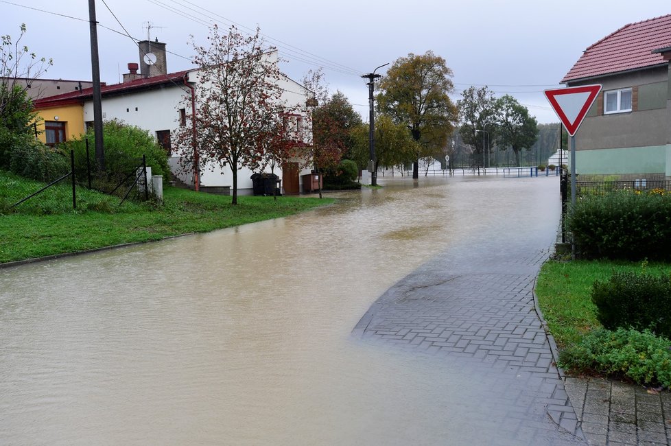 Záplavy v Olomouckém kraji