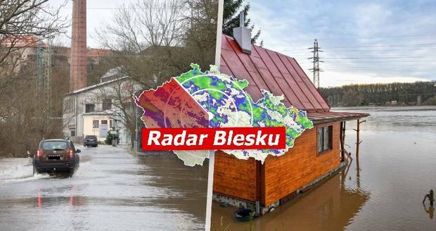Česko zasáhnou vydatné srážky: Hrozí další záplavy! Kde platí výstraha? Sledujte radar Blesku