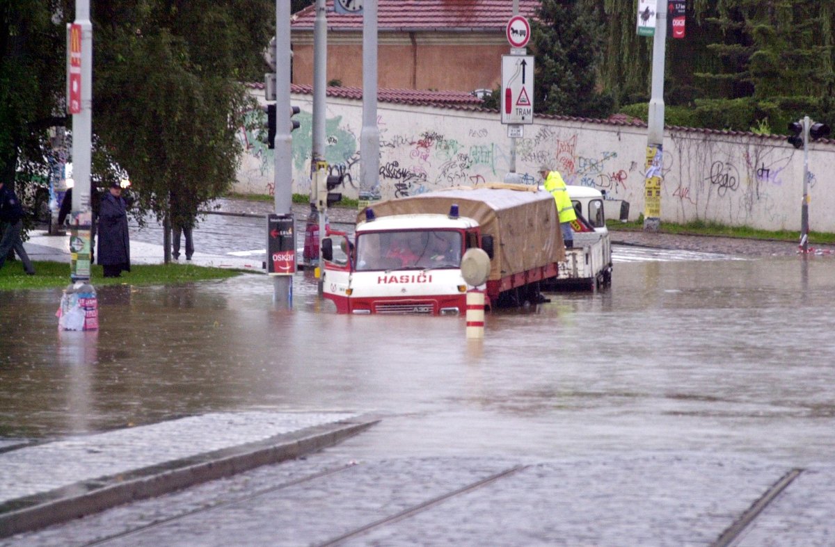 Povodně 2002: Praha.