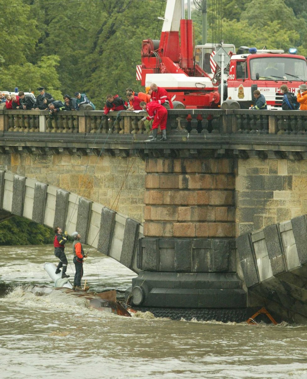 Povodně 2002: Praha.