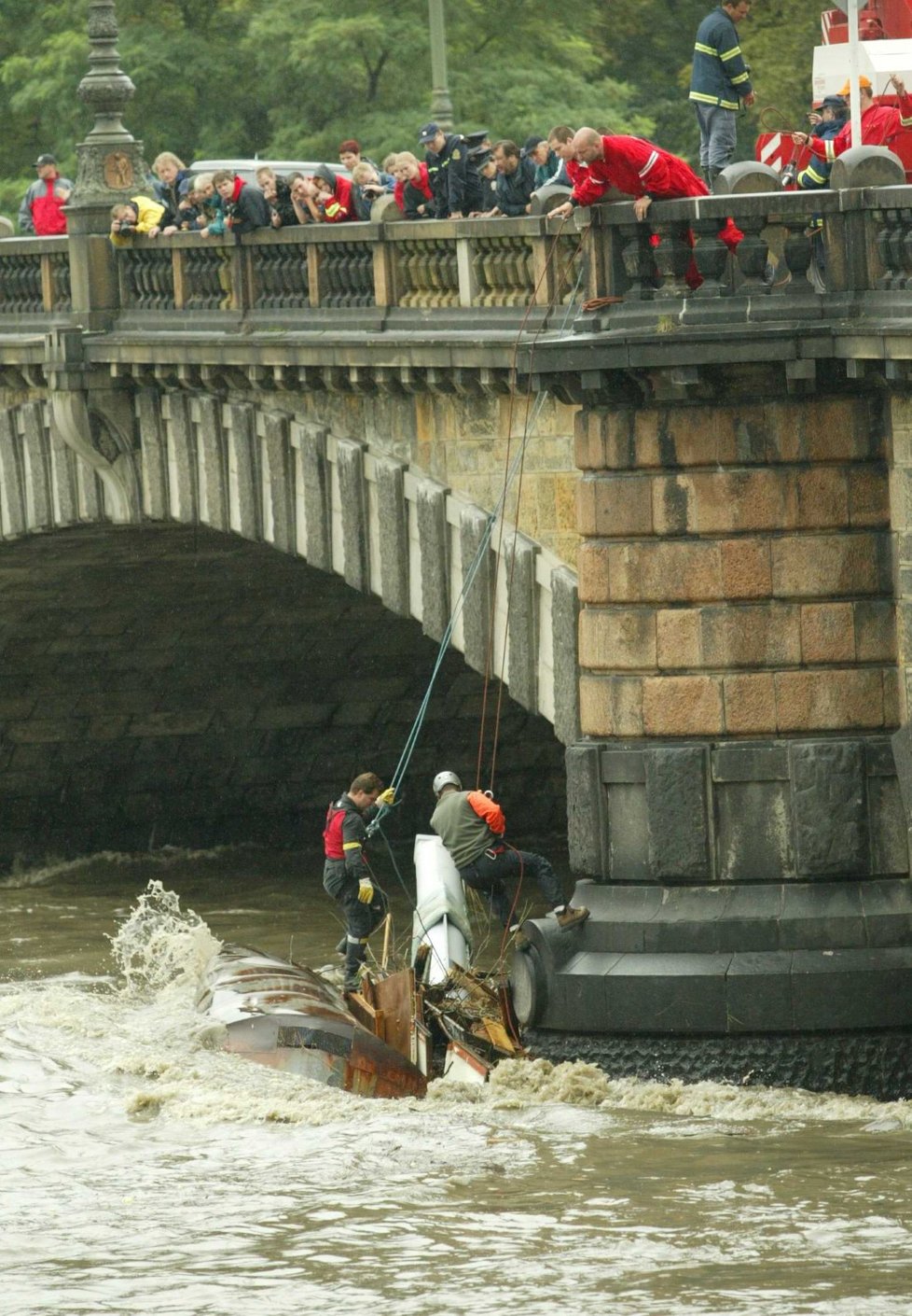 Povodně 2002: Praha.