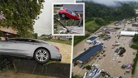 Obrazy zkázy ve Slovinsku: 4 mrtví! Čech popsal útěk před povodněmi, velká voda děsí i Chorvaty