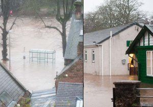 Británii zasáhly povodně a hrozí jí i nejhorší bouře za rok.