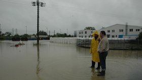 Vydatné deště zvedly hladiny řek ve Zlínkém kraji.