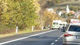 U Povrlů na Ústecku zemřela žena po čelním střetu dvou aut.