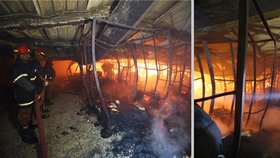 Smrtící požár textilky: Zaměstnanci uhořeli, protože pracovali přesčas!