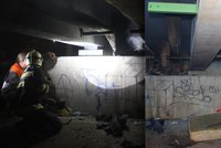 Bezdomovci odřízli Plzeň od proudu! Ohníček spálil elektrické vedení!