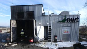 U Žinkov na Plzeňsku hořelo v bioplynové stanici.