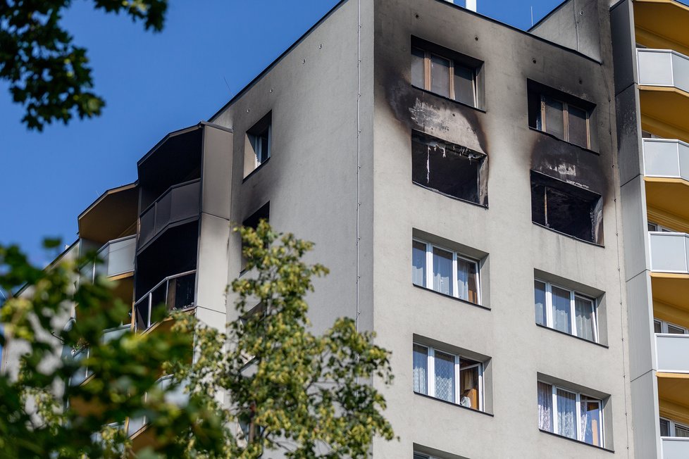 Požár v Bohumíně: Od nedělního rána byli na místě vyšetřovatelé.