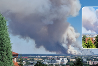 Mohutný požár nedaleko Bratislavy: Na město se valí hustý dým!