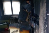 Stařenka (†89) uhořela nad »hasičárnou« ve Velharticích: Plameny uvolnily nedýchatelné plyny