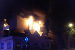 V noci na čtvrtek vyhořela v Hodoníně budova kasina v Jilemnického ulici.