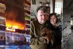 Manžele Pavla a Aničku zachránili hasiči na poslední chvíli. Bohužel jejich oblíbené sousedce, u které požár vypukl, nebylo pomoci.