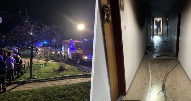 Neštěstí v České Kamenici: Při požáru domu s pečovatelskou službou zemřel jeden člověk!