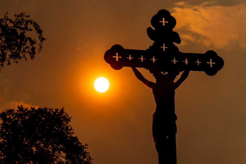 Požár v Českém Švýcarsku. (26.7.2022)