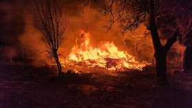 Z chaty na Střížkově se stala vatra viditelná široko daleko! Stavba lehla popelem